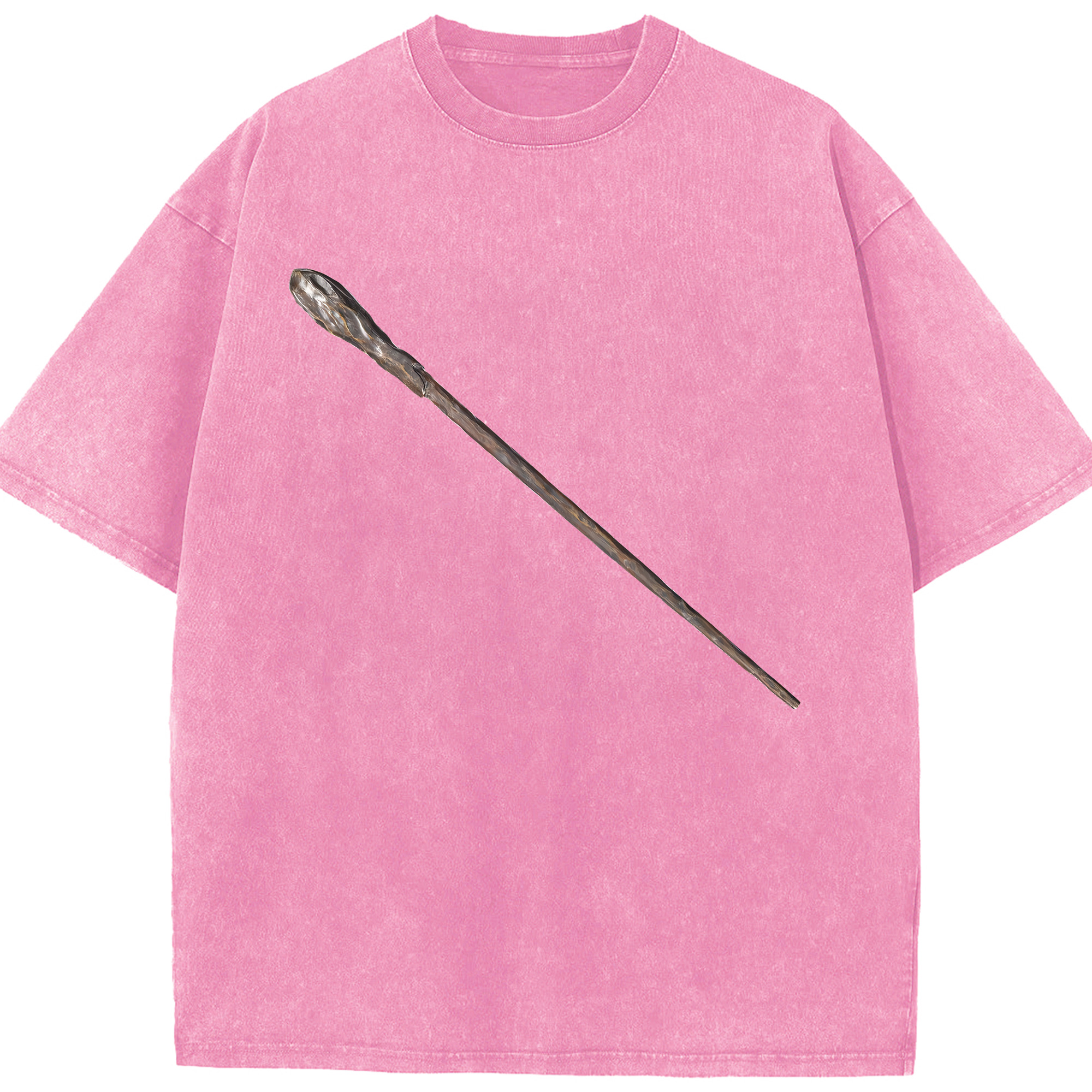 （画像用） Harry Potter ハリー・ポッターシリーズ 綿100% ヴィンテージ風 半袖Tシャツ（フロントプリント）